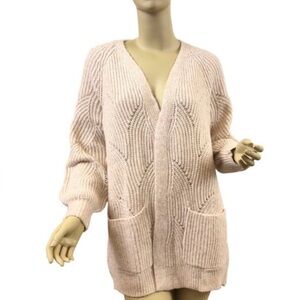 Women's Cream Cardigan Sweater